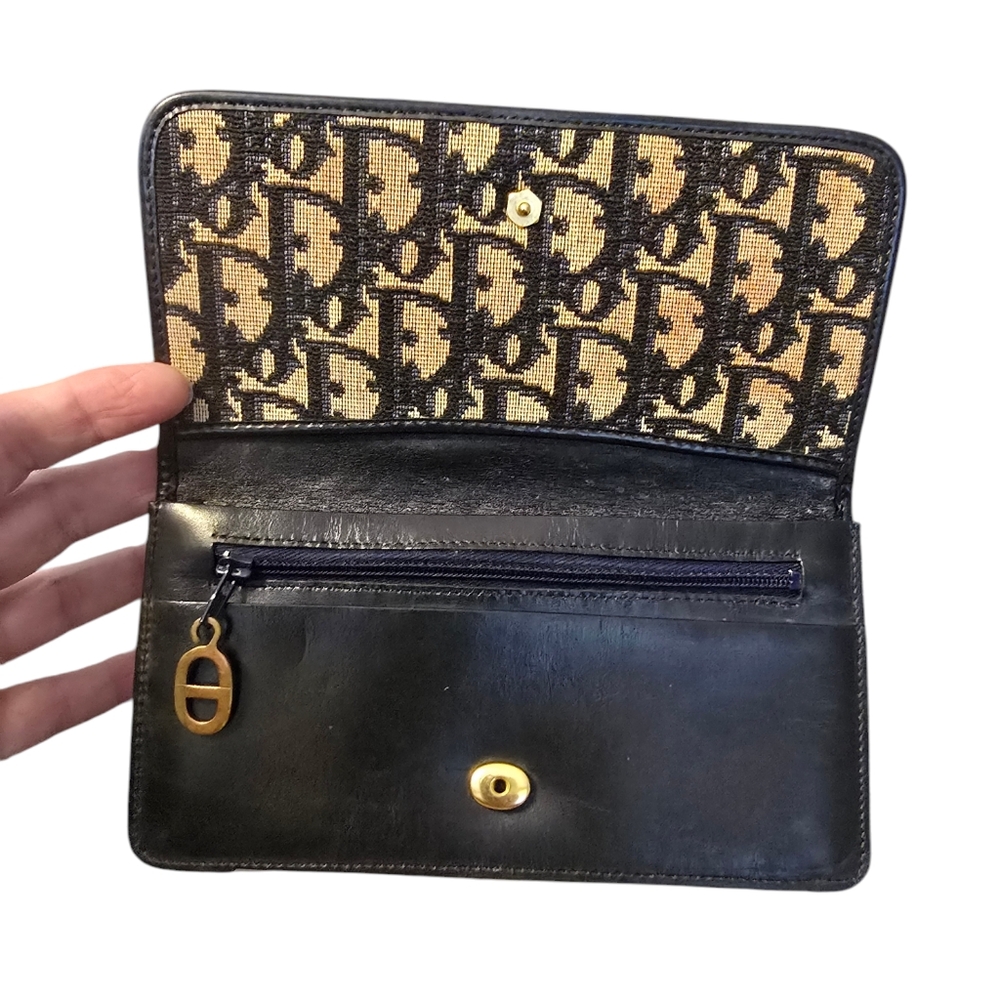 Christian Dior Vintage Monogrammed Trotter BiFold Wallet in EUC - Picture 3 of 13